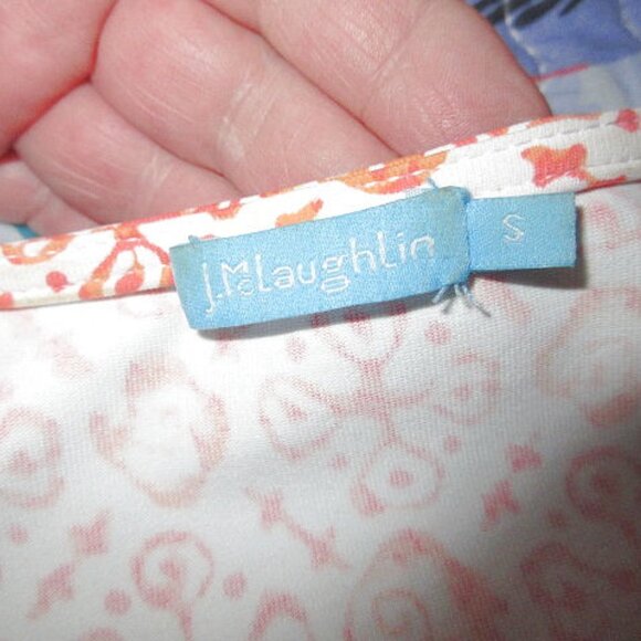 J. McLaughlin Ellison Catalina Cloth Dress Size S Sleeveless Stretch Jersey Cora - Picture 4 of 11